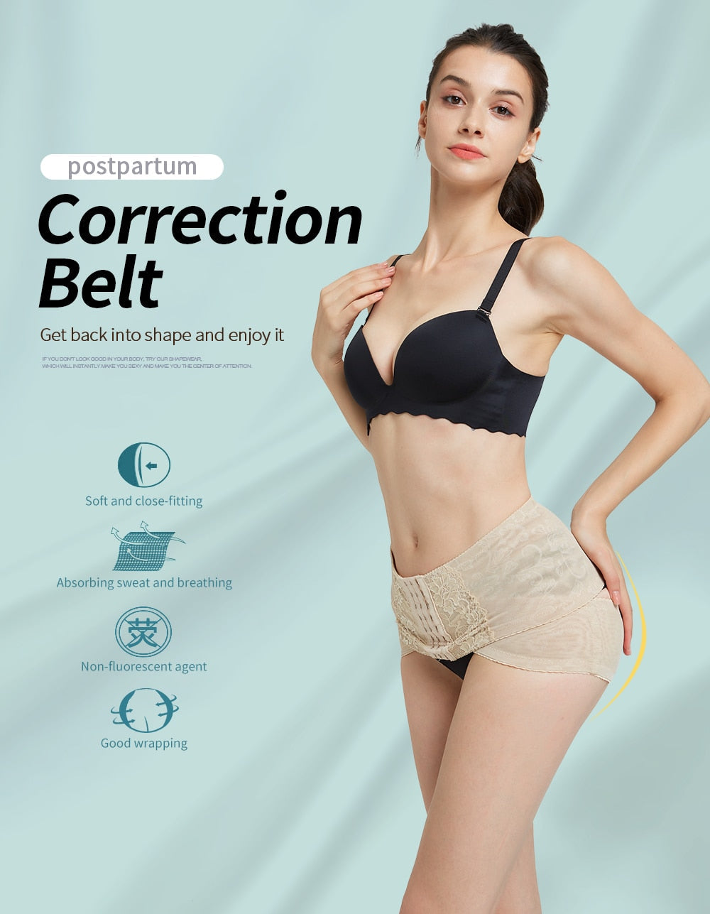 Women's Waist Trainer Hip Belt Slimming Corrective Binders Butt Lifter - Butt Lifter - DYAVOR®