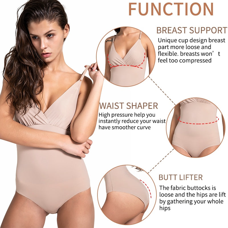 Women's Seamless Smooth Abdomen Slimmers Tummy Control Bodysuit - Slimmers - DYAVOR®