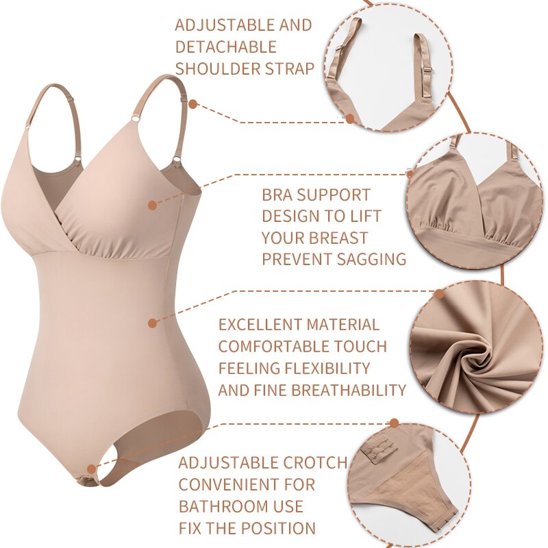 Women's Seamless Smooth Abdomen Slimmers Tummy Control Bodysuit - Slimmers - DYAVOR®