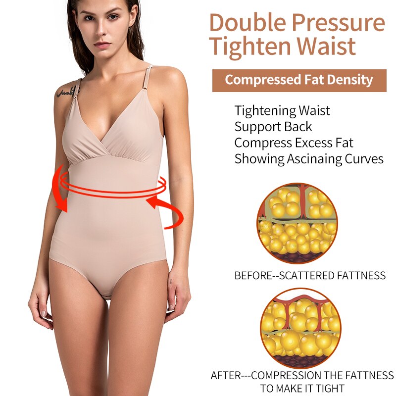 Women's Seamless Smooth Abdomen Slimmers Tummy Control Bodysuit - Slimmers - DYAVOR®