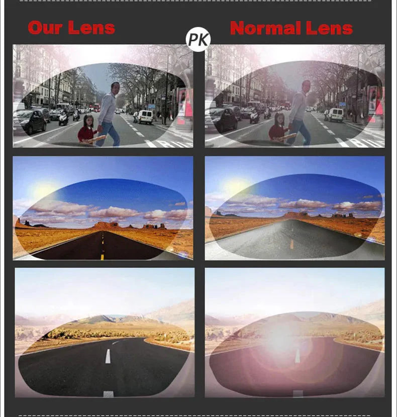 Men and Women Night Vision Anti-glare UV400 Lens Driving Sunglasses - Unisex Sunglasses - DYAVOR®