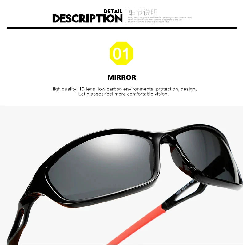 Men and Women Night Vision Anti-glare UV400 Lens Driving Sunglasses - Unisex Sunglasses - DYAVOR®