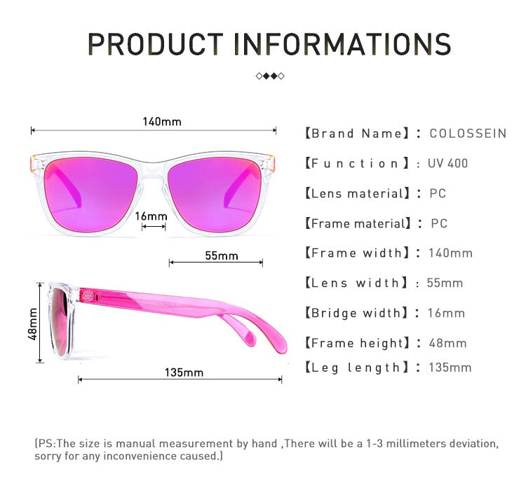 Women's Cute Multi Color Eye Protection Holiday Sunglasses in Plastic - Women Sunglasses - DYAVOR®