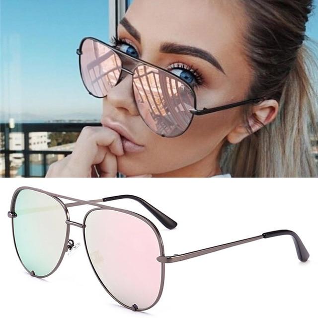 Women's Oversized Pilot Designer Fashion Luxury Shades Sunglasses - Women Sunglasses - DYAVOR®