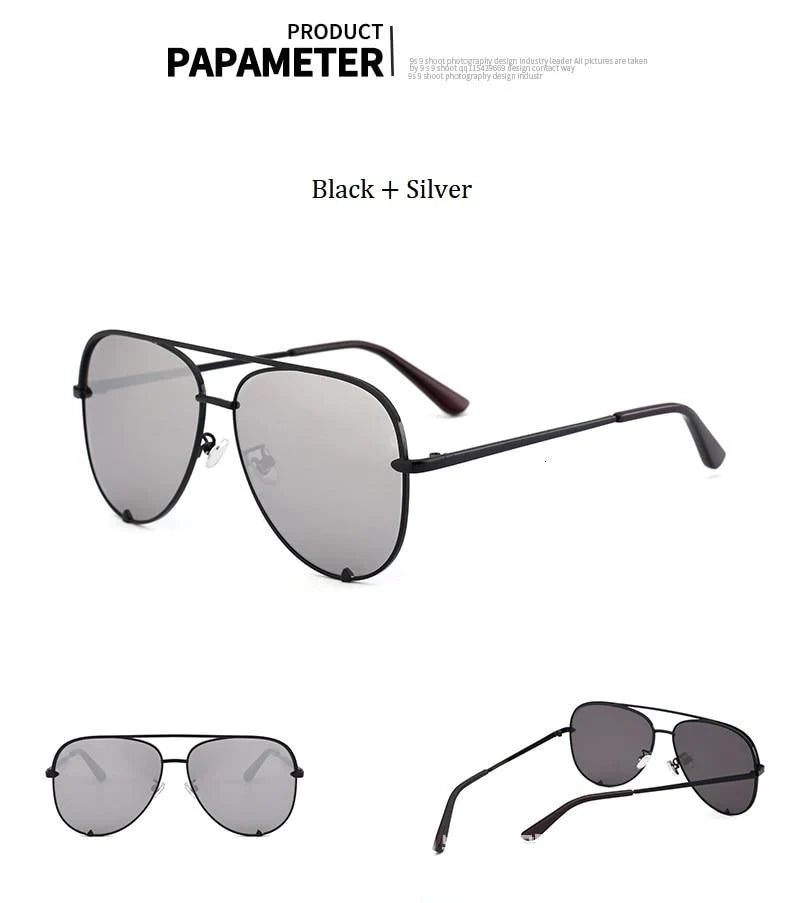 Women's Oversized Pilot Designer Fashion Luxury Shades Sunglasses - Women Sunglasses - DYAVOR®
