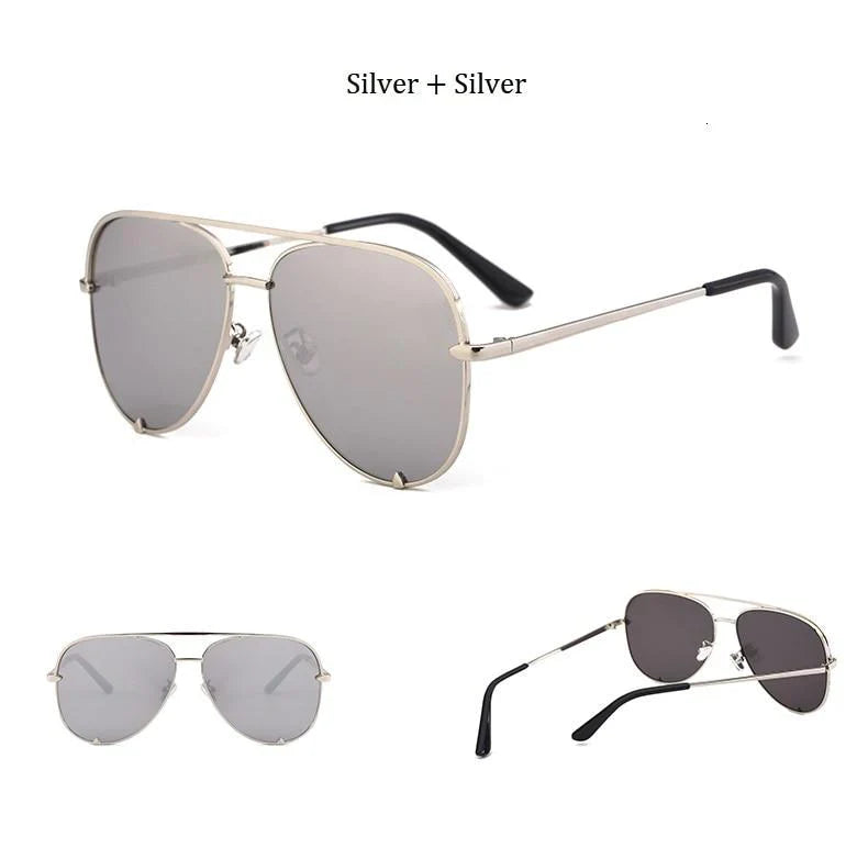 Women's Oversized Pilot Designer Fashion Luxury Shades Sunglasses - Women Sunglasses - DYAVOR®