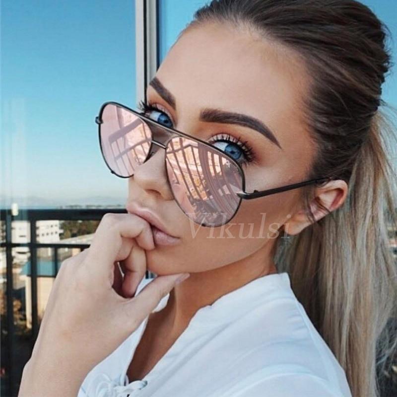 Women's Oversized Pilot Designer Fashion Luxury Shades Sunglasses - Women Sunglasses - DYAVOR®