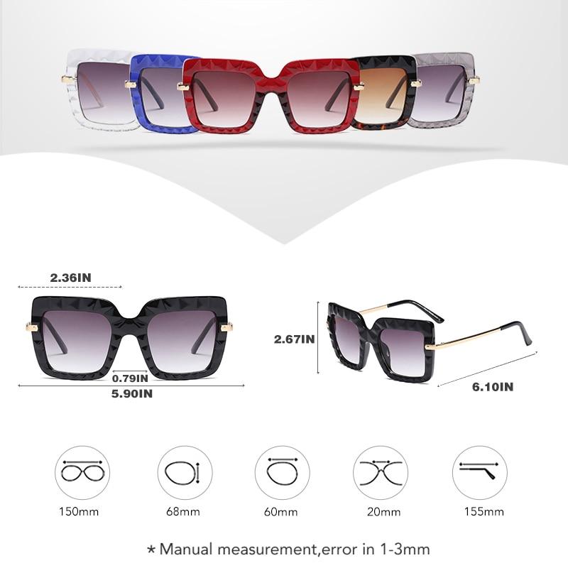 Women's Oversized Square Shades Luxury Sunglasses in Hot Vintage Trends - Women Sunglasses - DYAVOR®
