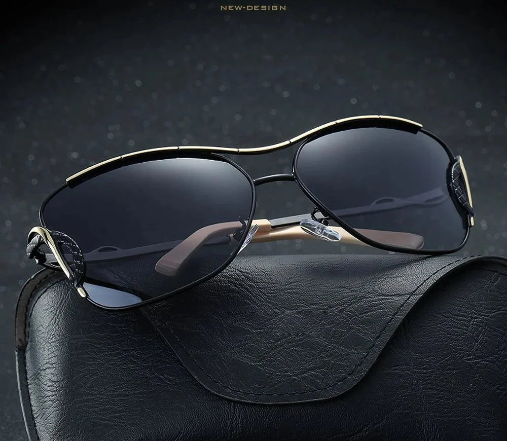 Women's Vintage Butterfly Fashion Polarized Big Frame Eyewear Sunglasses - Women Sunglasses - DYAVOR®