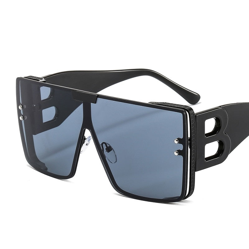 Women's Retro Fashion UV400 Large Frame Square Metal Sunglasses - Women Sunglasses - DYAVOR®