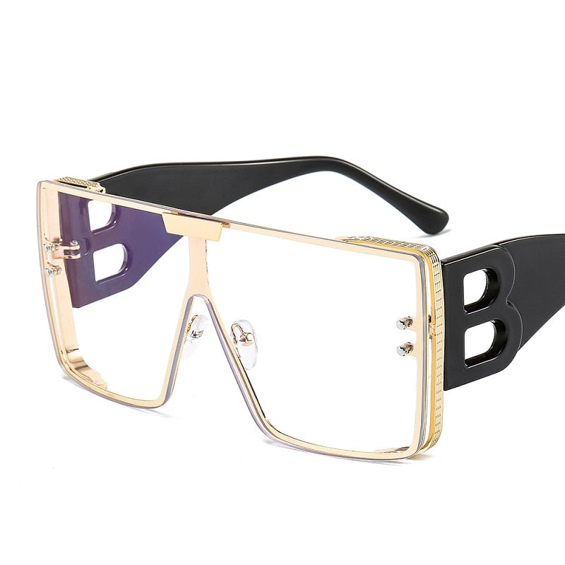 Women's Retro Fashion UV400 Large Frame Square Metal Sunglasses - Women Sunglasses - DYAVOR®