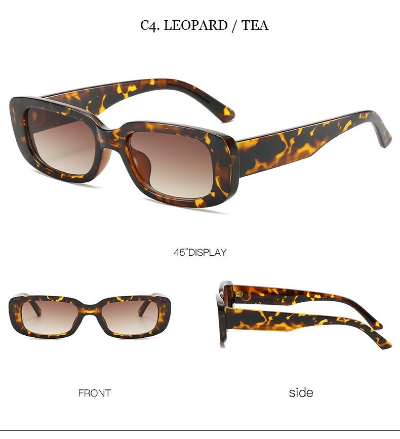 Women's Retro Trending Cool Rectangle Black Designer Sunglasses - Women Sunglasses - DYAVOR®