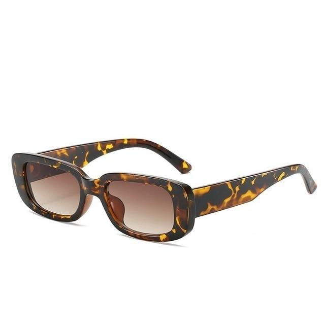 Women's Retro Trending Cool Rectangle Black Designer Sunglasses - Women Sunglasses - DYAVOR®