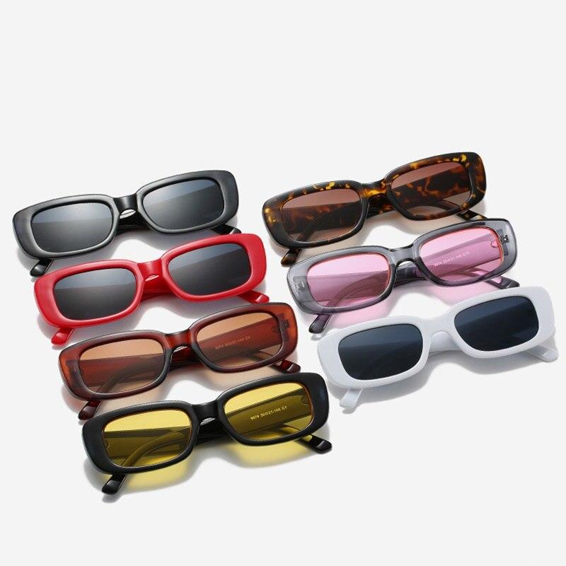 Women's Retro Trending Cool Rectangle Black Designer Sunglasses - Women Sunglasses - DYAVOR®