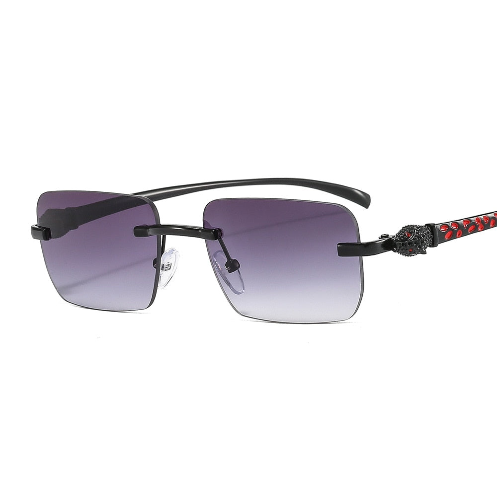Women's Vintage Fashion Designer Rimless Small Square Sunglasses - Women Sunglasses - DYAVOR®