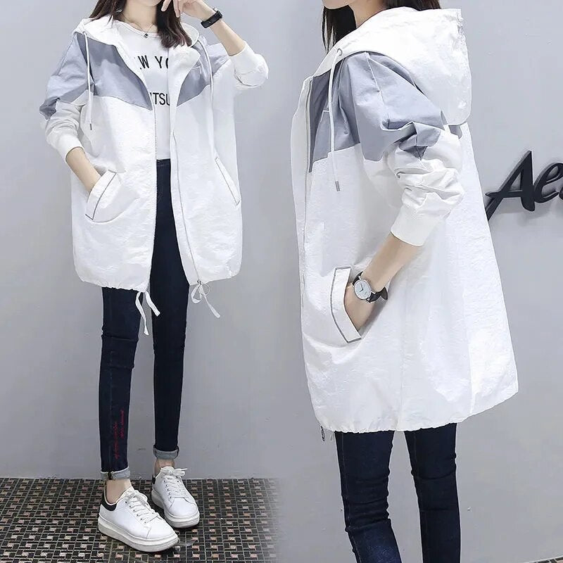 Jasmine - Lightweight hooded long coat for women - 07/112024 2 - DYAVOR®