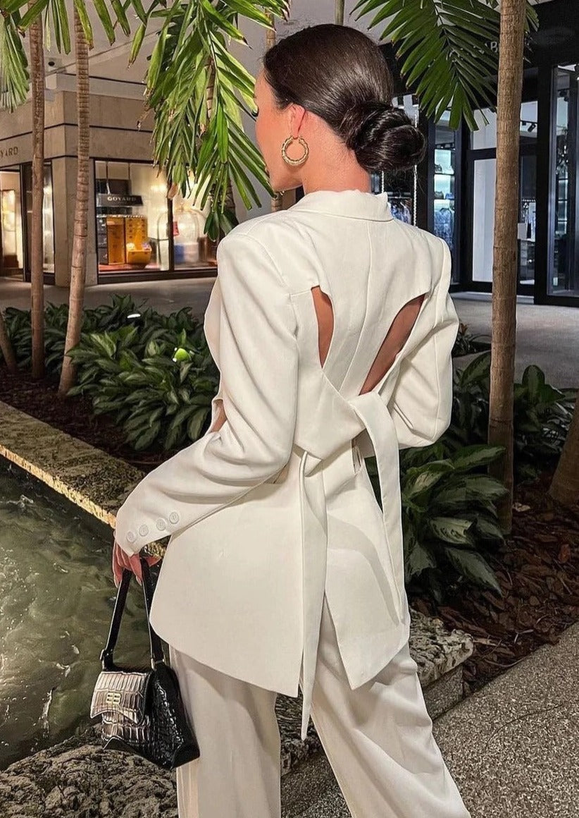 Side Cutouts Blazer - - DYAVOR®
