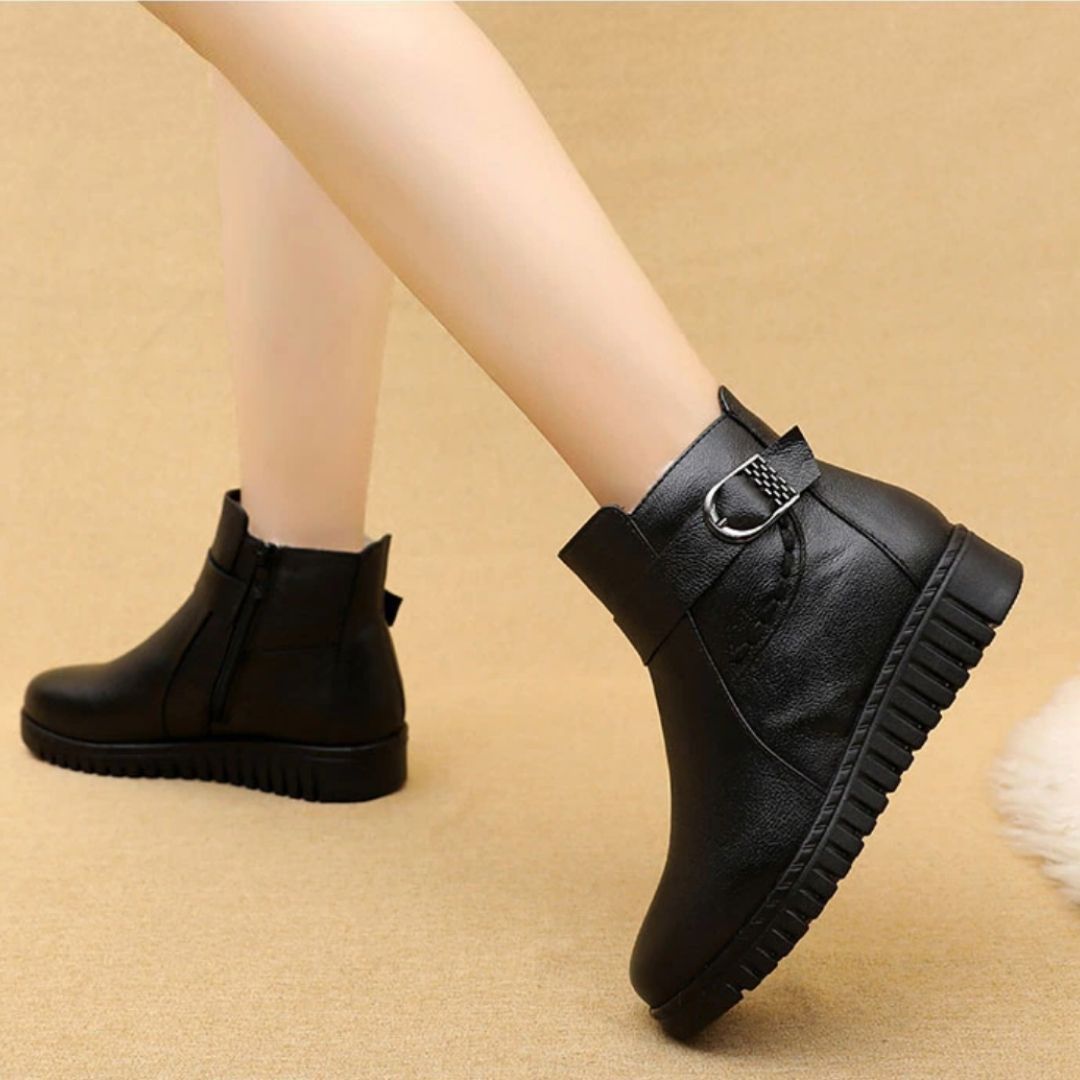 GRW Orthopedic Women Boot Arch Support Warm Fur AntiSlip Ankle Boots - - DYAVOR®