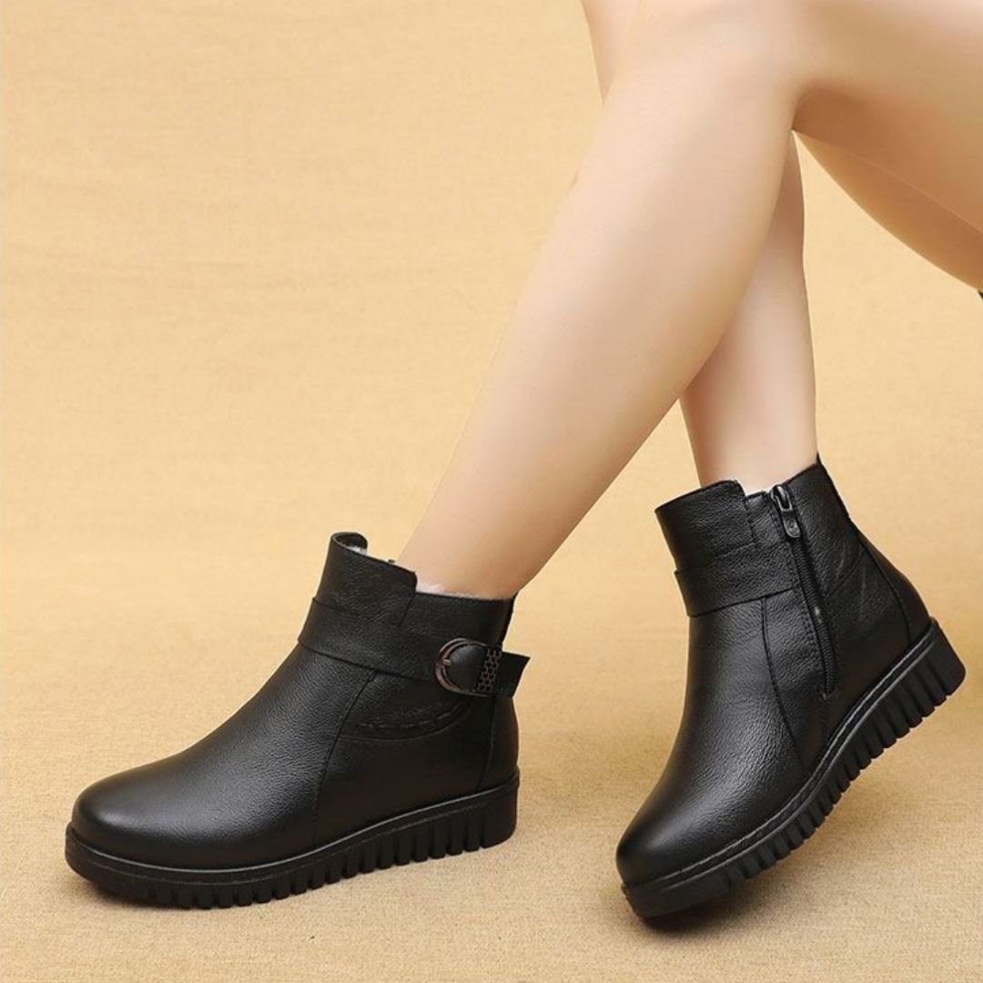 GRW Orthopedic Women Boot Arch Support Warm Fur AntiSlip Ankle Boots - - DYAVOR®