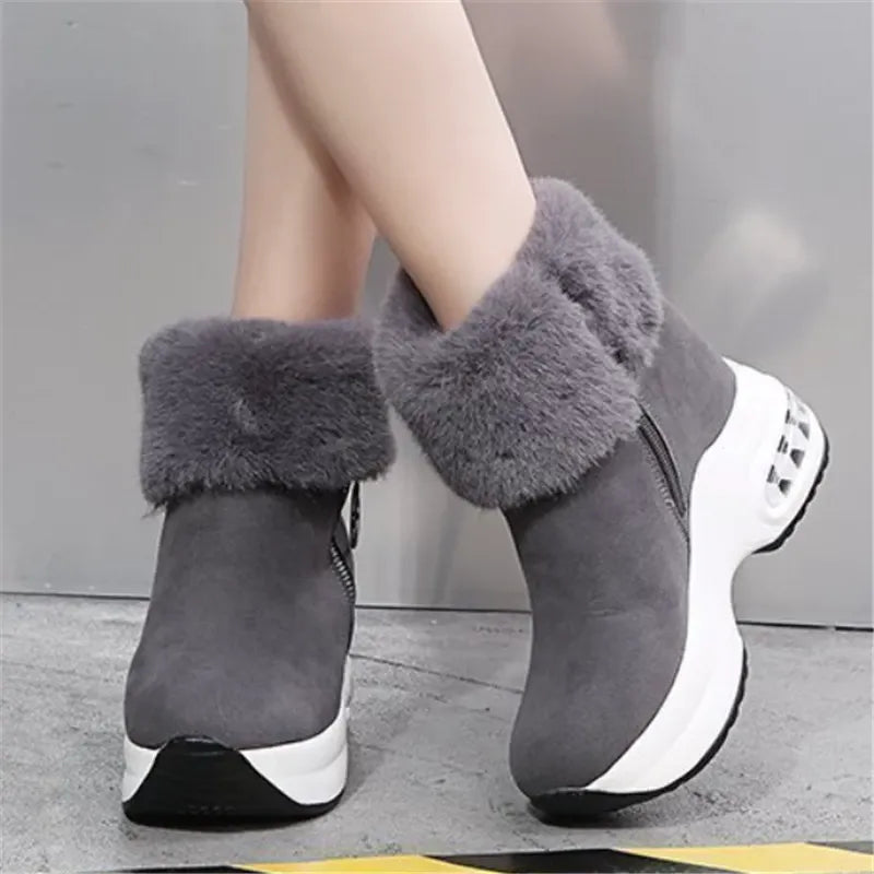 GRW Orthopedic Boots For Women Arch Support Warm Fur Ankle Boots - Shoes - DYAVOR®