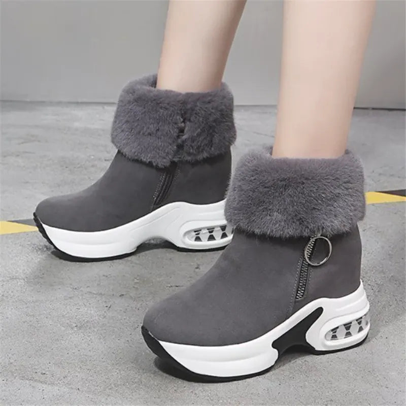GRW Orthopedic Boots For Women Arch Support Warm Fur Ankle Boots - Shoes - DYAVOR®