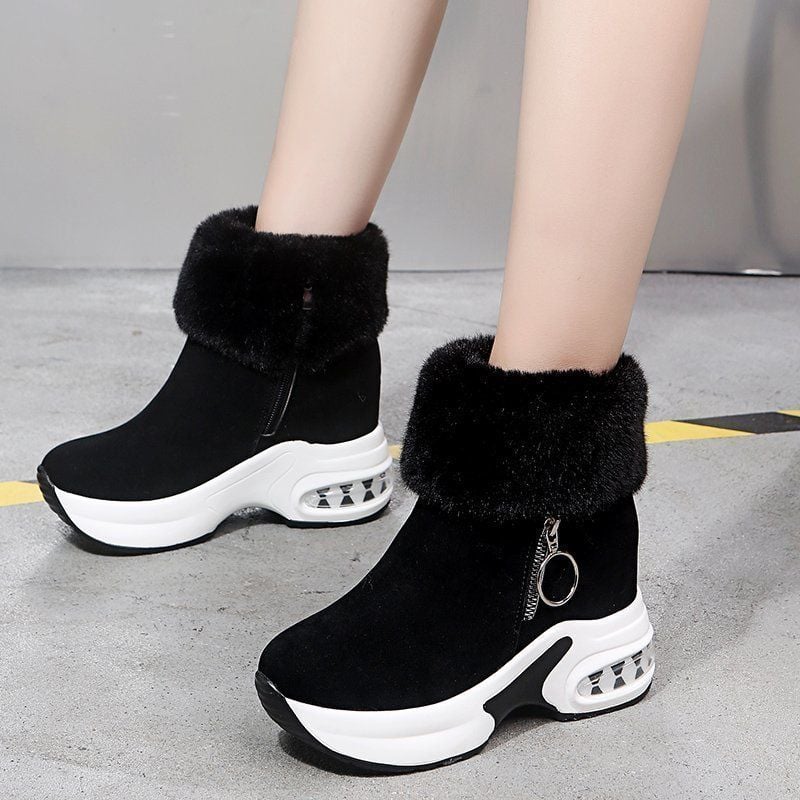 GRW Orthopedic Boots For Women Arch Support Warm Fur Ankle Boots - Shoes - DYAVOR®
