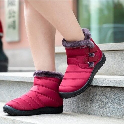 GRW Orthopedic Boots For Women Waterproof Non-Slip Soles Warm Fur Plush Winter Boots - - DYAVOR®