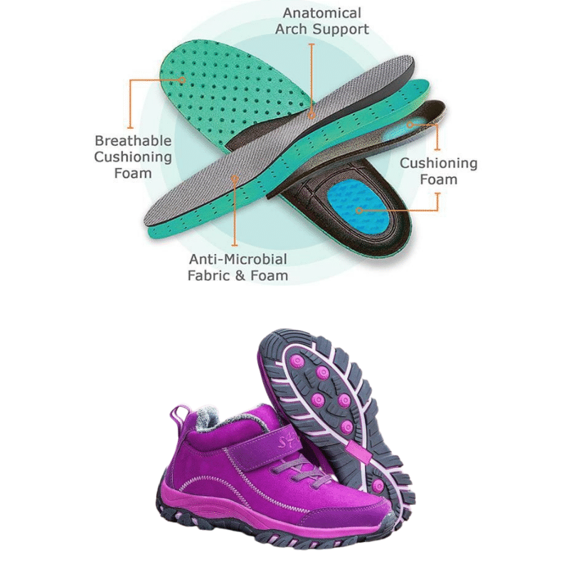 GRW Orthopedic Ankle Boot For Women Comfortable Warm WaterProof Non-Slip Boots -  - DYAVOR®