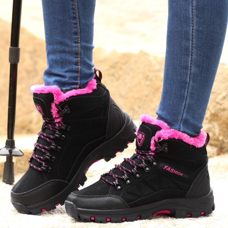 GRW Orthopedic Women Boot Arch Support Warm Fur NonSlip High Ankle Boots - - DYAVOR®