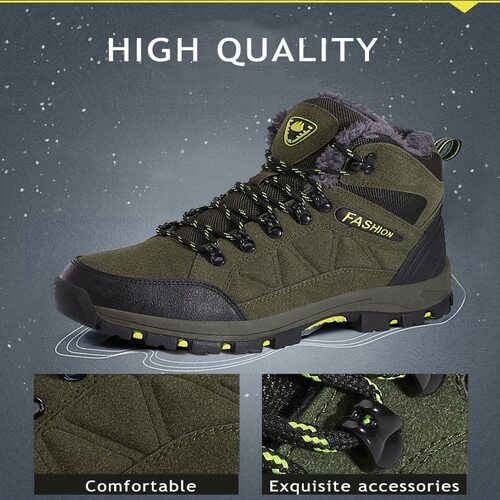 GRW Orthopedic Women Boot Arch Support Warm Fur NonSlip High Ankle Boots - - DYAVOR®