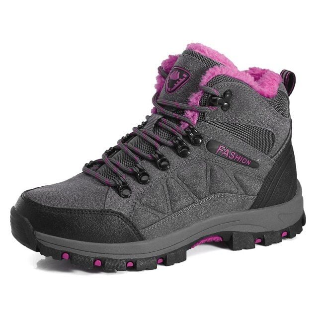 GRW Orthopedic Women Boot Arch Support Warm Fur NonSlip High Ankle Boots - - DYAVOR®
