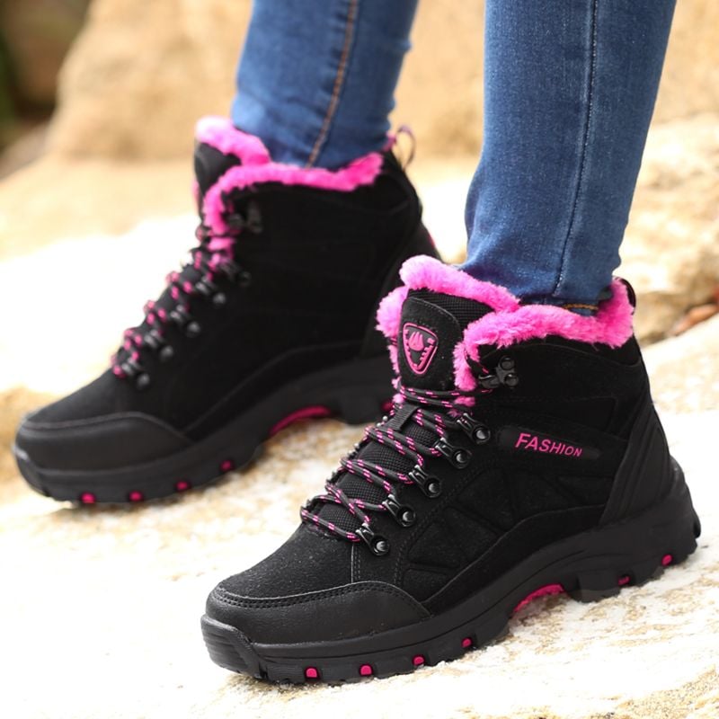 GRW Orthopedic Women Boot Arch Support Warm Fur NonSlip High Ankle Boots - - DYAVOR®