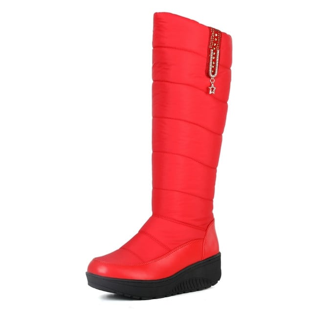 GRW Orthopedic Women Boot Arch Support Comfortable Warm WaterProof AntiSlip Knee High Boots - - DYAVOR®