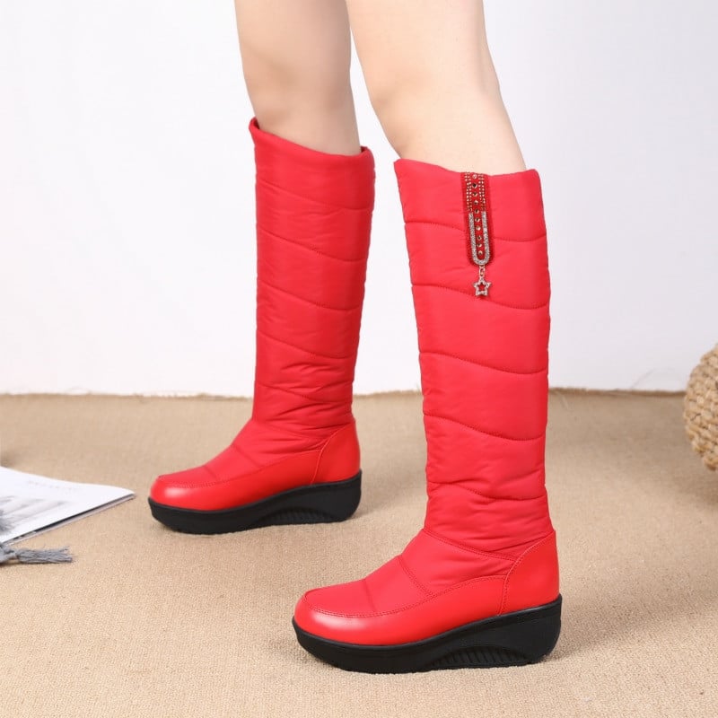 GRW Orthopedic Women Boot Arch Support Comfortable Warm WaterProof AntiSlip Knee High Boots - - DYAVOR®