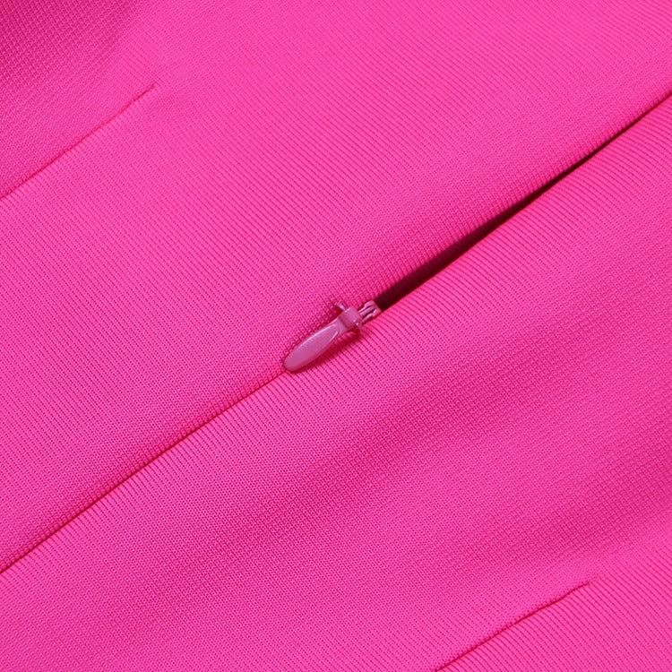 Pink Blazer Dress with Feathers - - DYAVOR®
