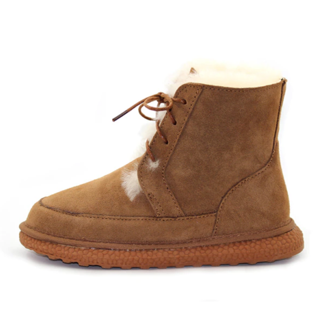 Roxeli Women's Leather Snow Black Boots - Booties - DYAVOR®
