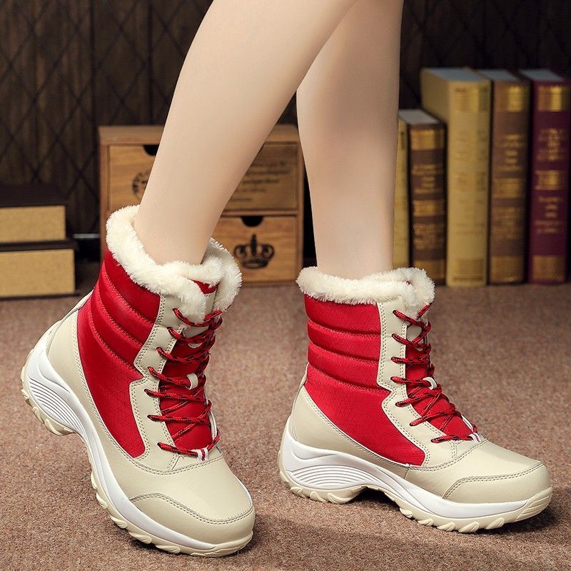 Groovywish Women Thick Fur High Heel Orthopedic Boots - - DYAVOR®