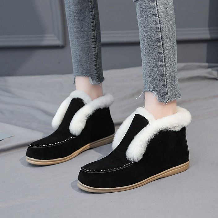 Groovywish Women Orthopedic Boots Thick Plush Slip-ons -  - DYAVOR®