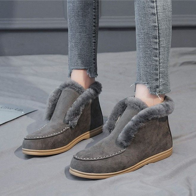 Groovywish Women Orthopedic Boots Thick Plush Slip-ons -  - DYAVOR®