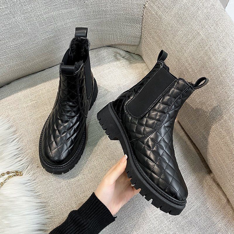 Groovywish Women's Leather Chelsea Boots Orthopedic Waterproof -  - DYAVOR®