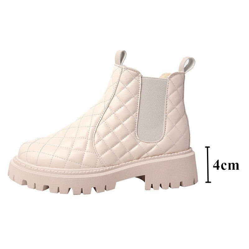 Groovywish Women's Leather Chelsea Boots Orthopedic Waterproof -  - DYAVOR®