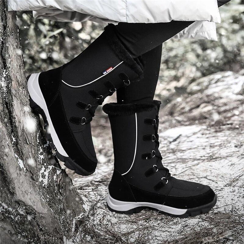 Groovywish Women Waterproof Non-slip Orthopedic Snow Boots - - DYAVOR®