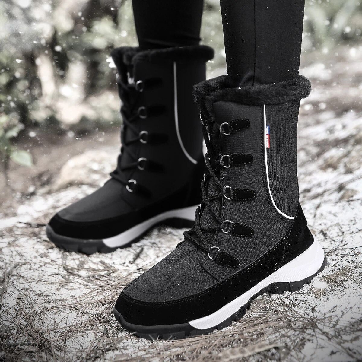 Groovywish Women Waterproof Non-slip Orthopedic Snow Boots - - DYAVOR®