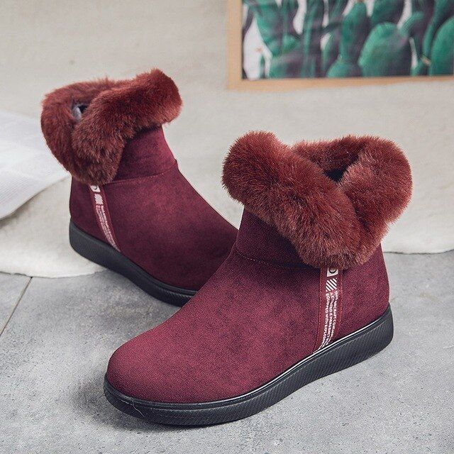 Groovywish Women Unique Plush Snow Orthopedic Boots - - DYAVOR®