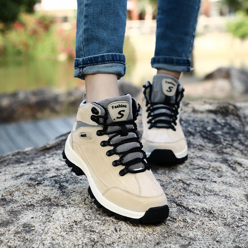 Groovywish Women Orthopedic Suede Hiking Snow Boots - - DYAVOR®