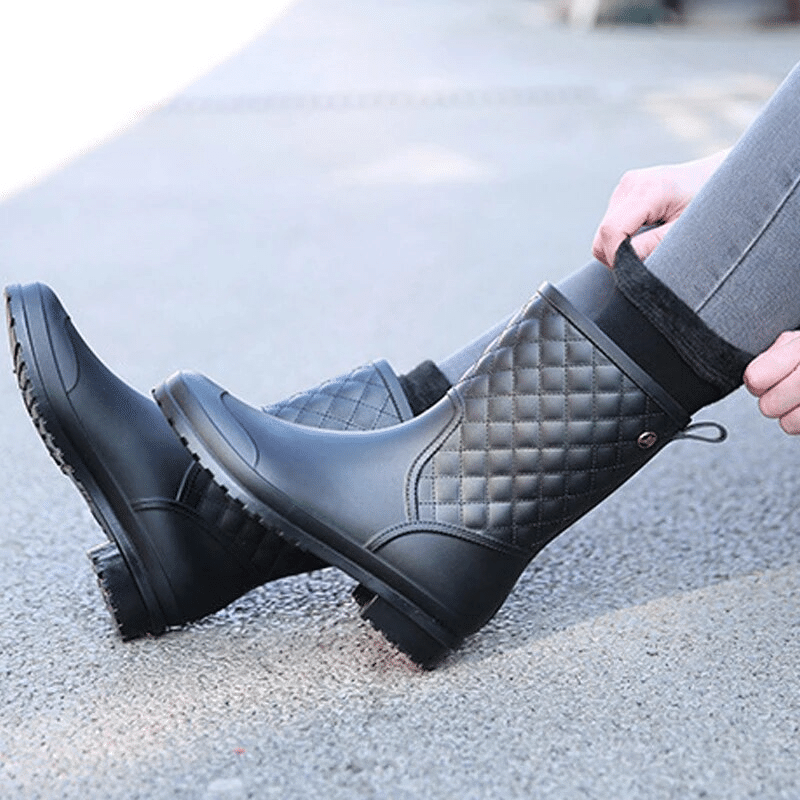 Groovywish Women Rain Boots Orthopedic Mid Calf Shoes - - DYAVOR®