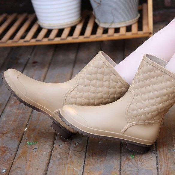 Groovywish Women Rain Boots Orthopedic Mid Calf Shoes - - DYAVOR®