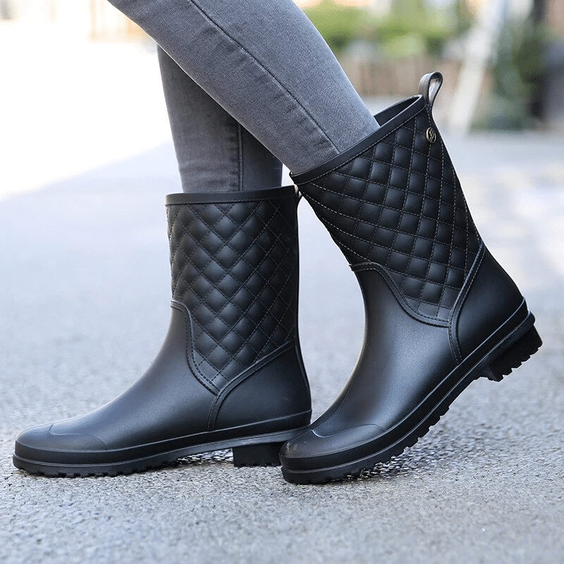 Groovywish Women Rain Boots Orthopedic Mid Calf Shoes - - DYAVOR®
