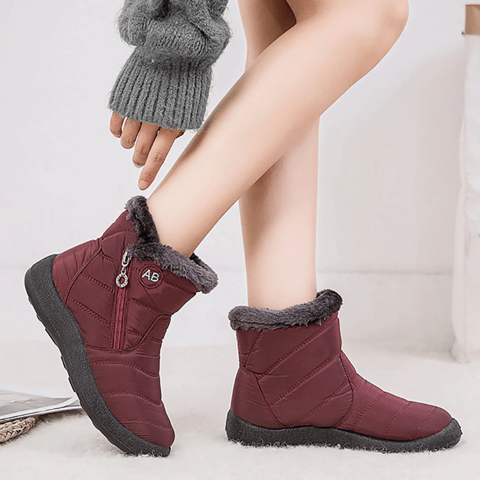 Groovywish Women Fur Lined Outdoor Orthopedic Snow Boots - - DYAVOR®