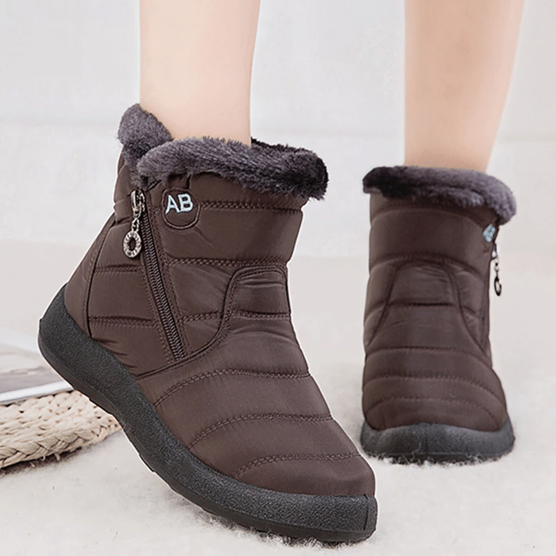 Groovywish Women Fur Lined Outdoor Orthopedic Snow Boots - - DYAVOR®
